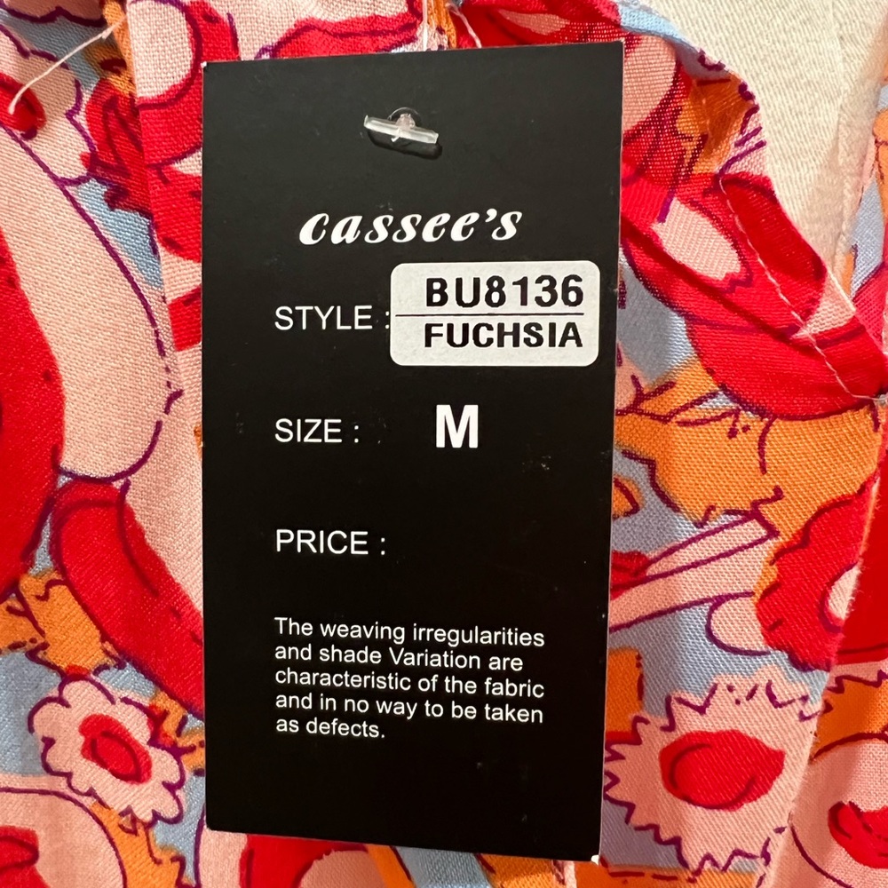 Cassee’s New York Multicolor Floral Sundress Size M NWT Summer Dress - Picture 8 of 12